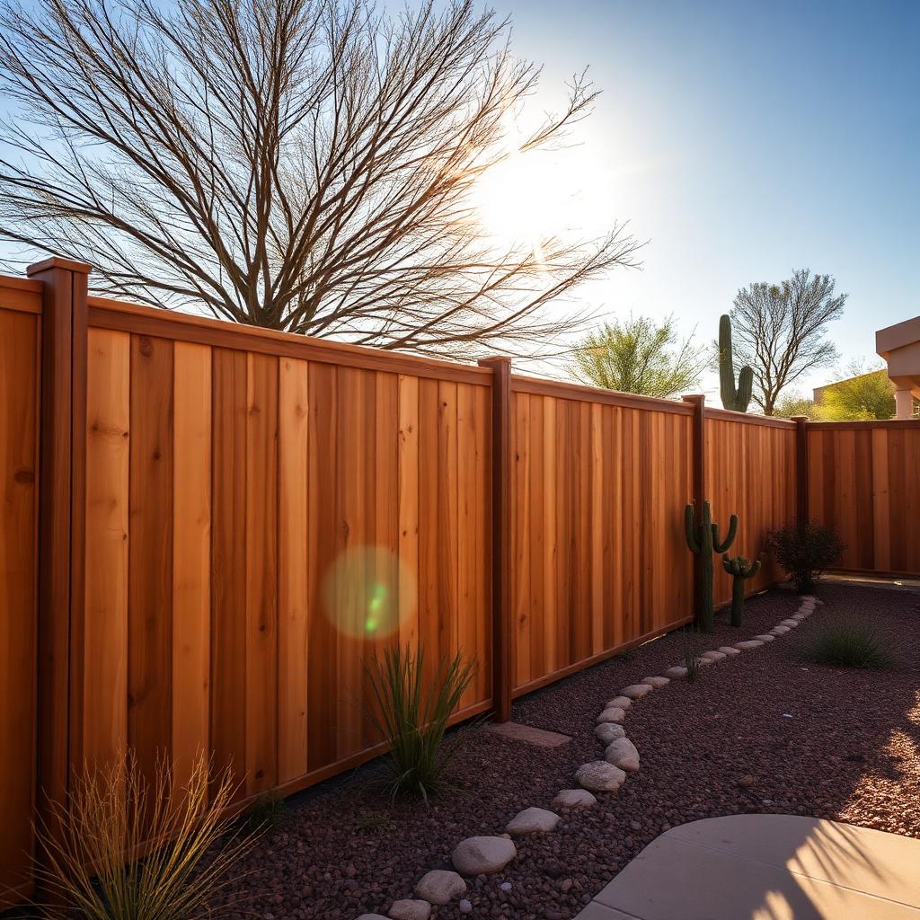 A & A Fence Company, Inc. fencing project in Gilbert, Arizona
